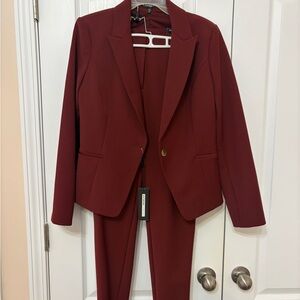 Express Burgundy Women's Pantsuit